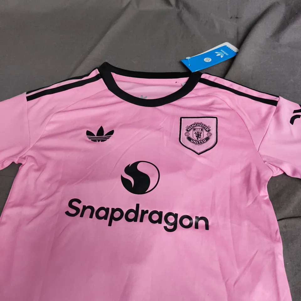 KIDS MANCHESTER UNITED FC AWAY JERSEY - PERSONALISED - SIZE 20