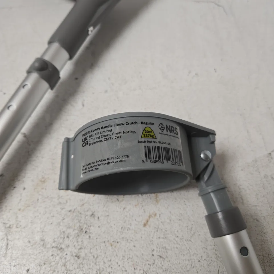 NRS ELBOW CRUTCH WITH COMFY HANDLE – PAIR (P23373)