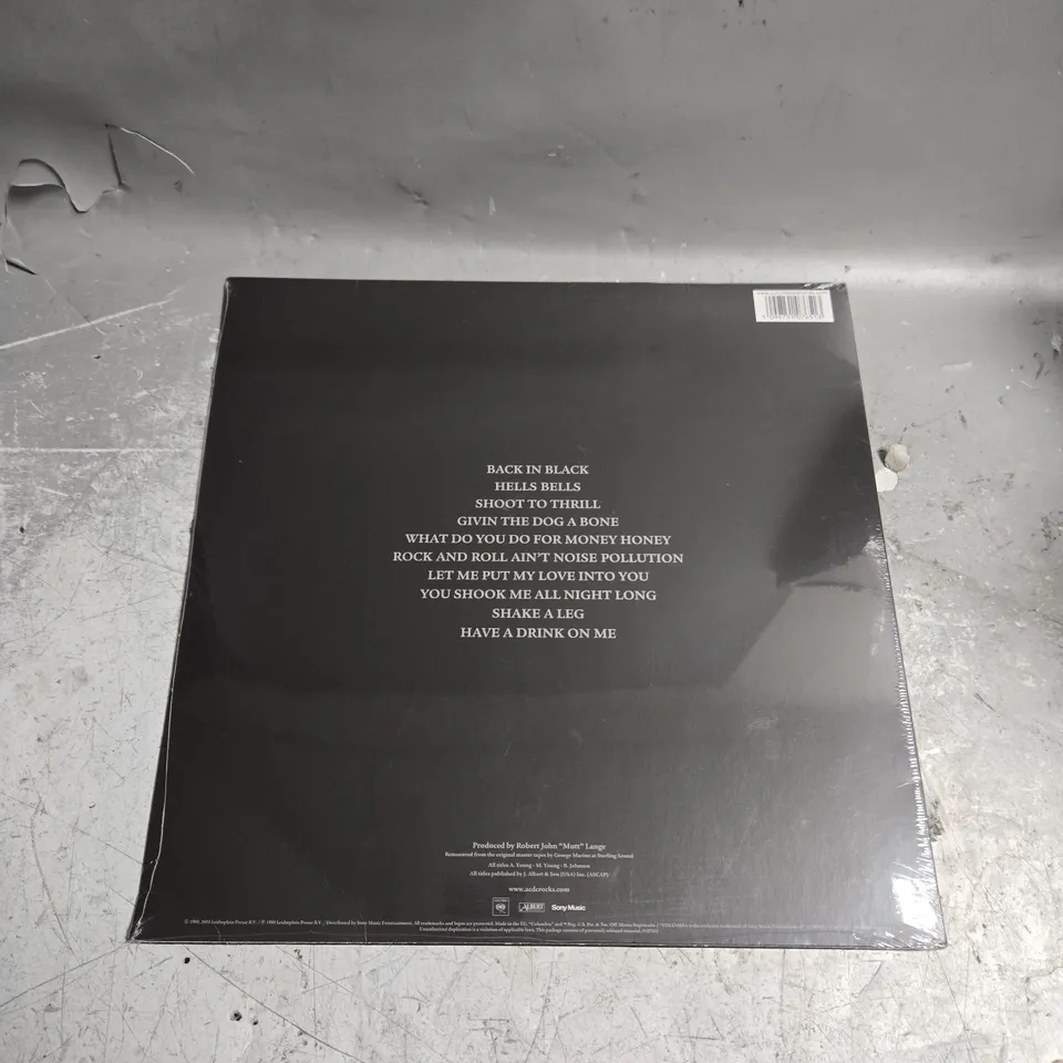SEALED AC/DC BACK IN BLACK VINYL 