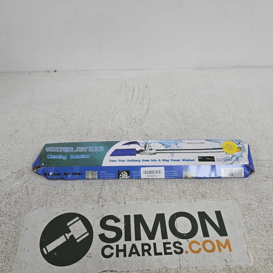 WATER JET HD CLEANING SOLUTION – BOXED "TURN YOUR ORDINARY HOSE INTO A HING POWER WASHER"