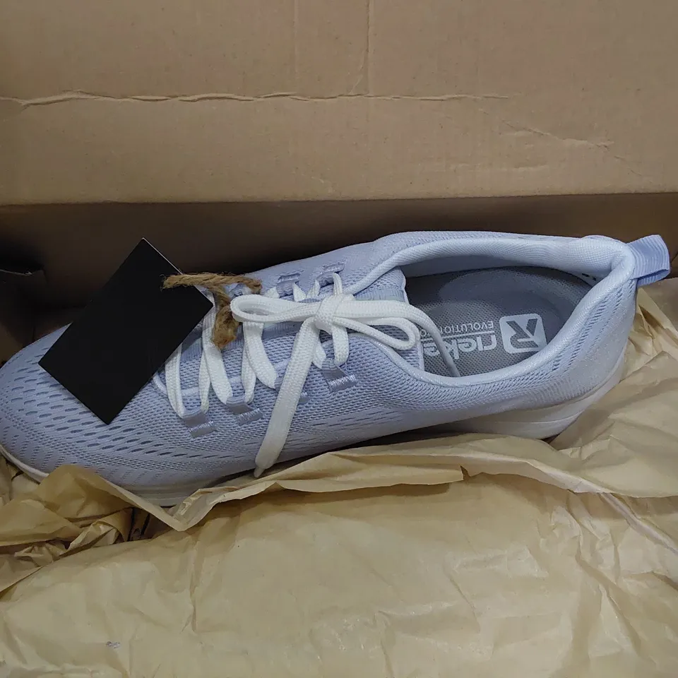 FOUR BOXED BRAND NEW PAIRS OF RIEKER WOMENS WHITE TRAINERS SIZE 6.5