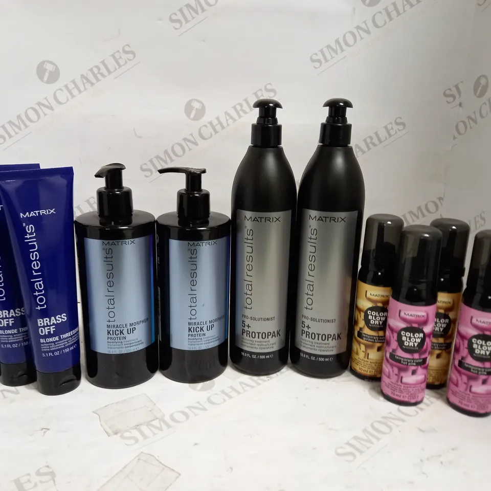 LOT OF 12 ASSORTED MATRIX HAIR CARE PRODUCTS