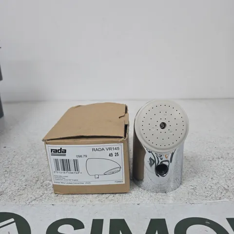RADA VR145 SHOWER HEAD – CHROME FINISH (BOXED)