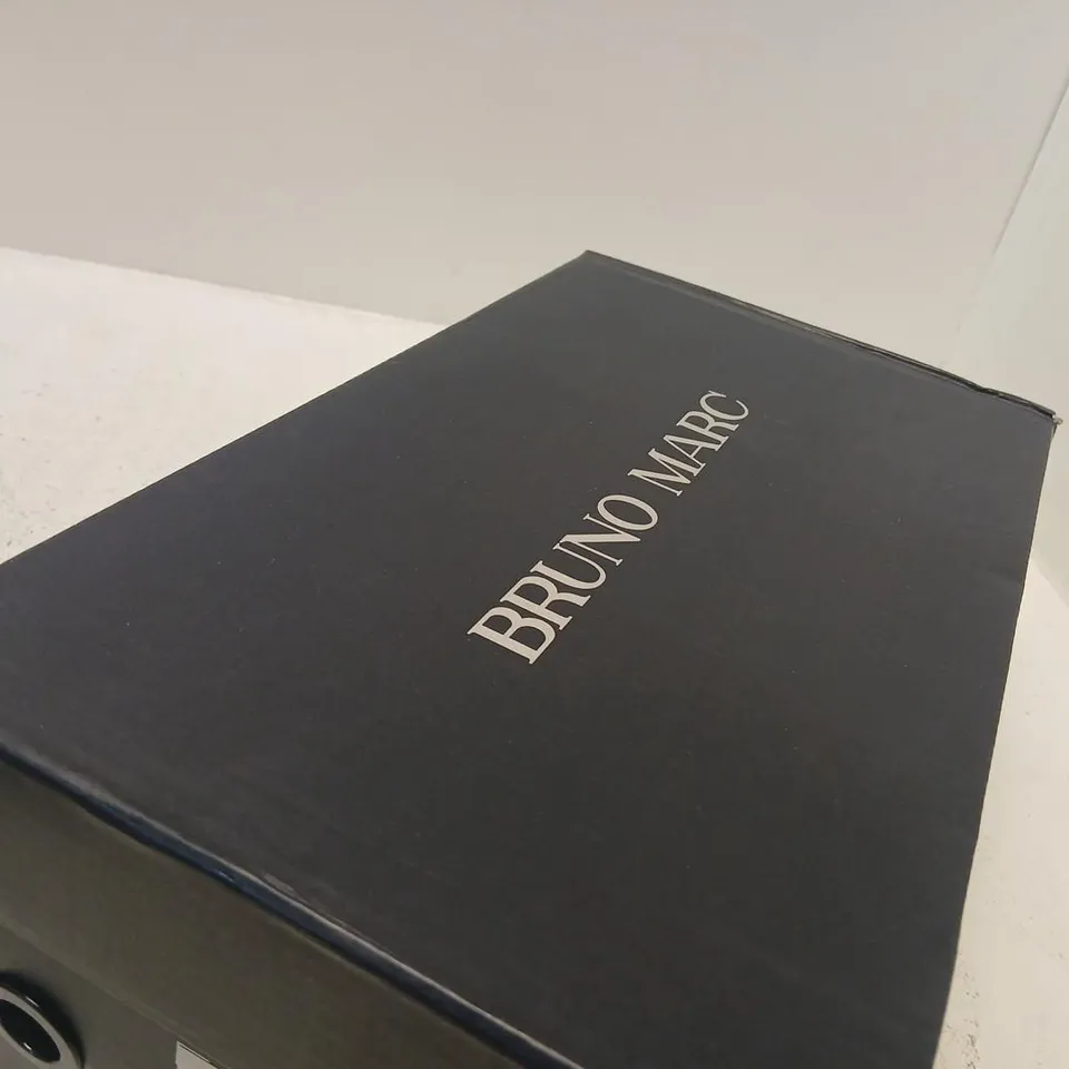 BRUNO MARC BLACK PATENT LEATHER SHOES – UK 9 (US 10W)