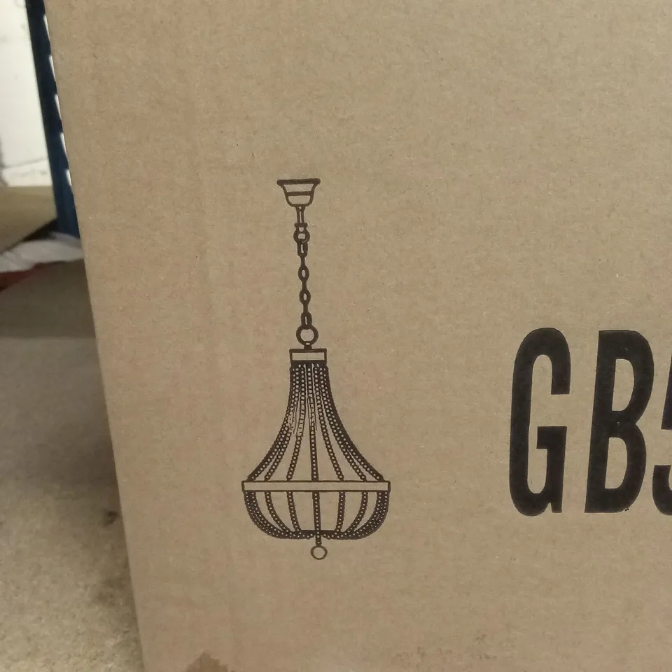 BOXED CADE CHANDELIER LIGHT (1 BOX)