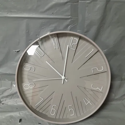 HOMETIME DOVE GREY WALL CLOCK - 30CM