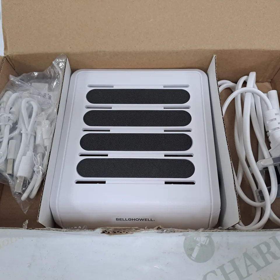 BOXED BELL & HOWELL MULTI DEVICE USB CHARGING STATION