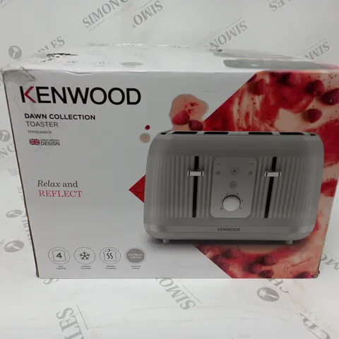 BOXED KENWOOD DAWN 4 SLOT TOASTER TFP09.000CR
