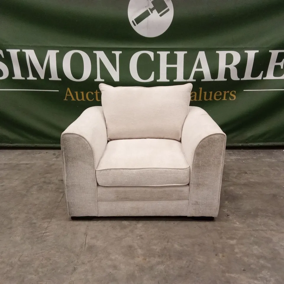 SOHO FABRIC ARMCHAIR - NATURAL RRP £499