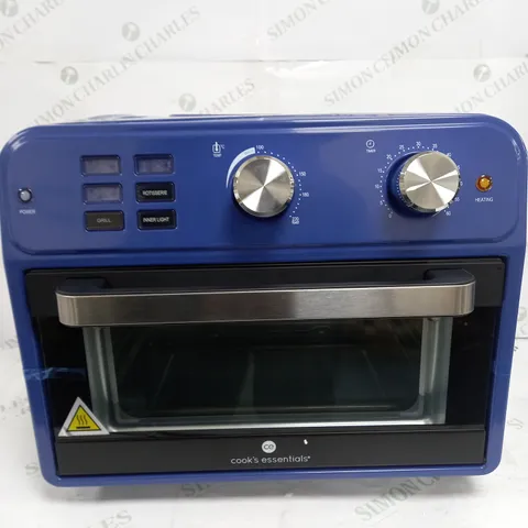 BOXED COOK'S ESSENTIAL 21-LITRE AIRFRYER OVEN IN BLUE 