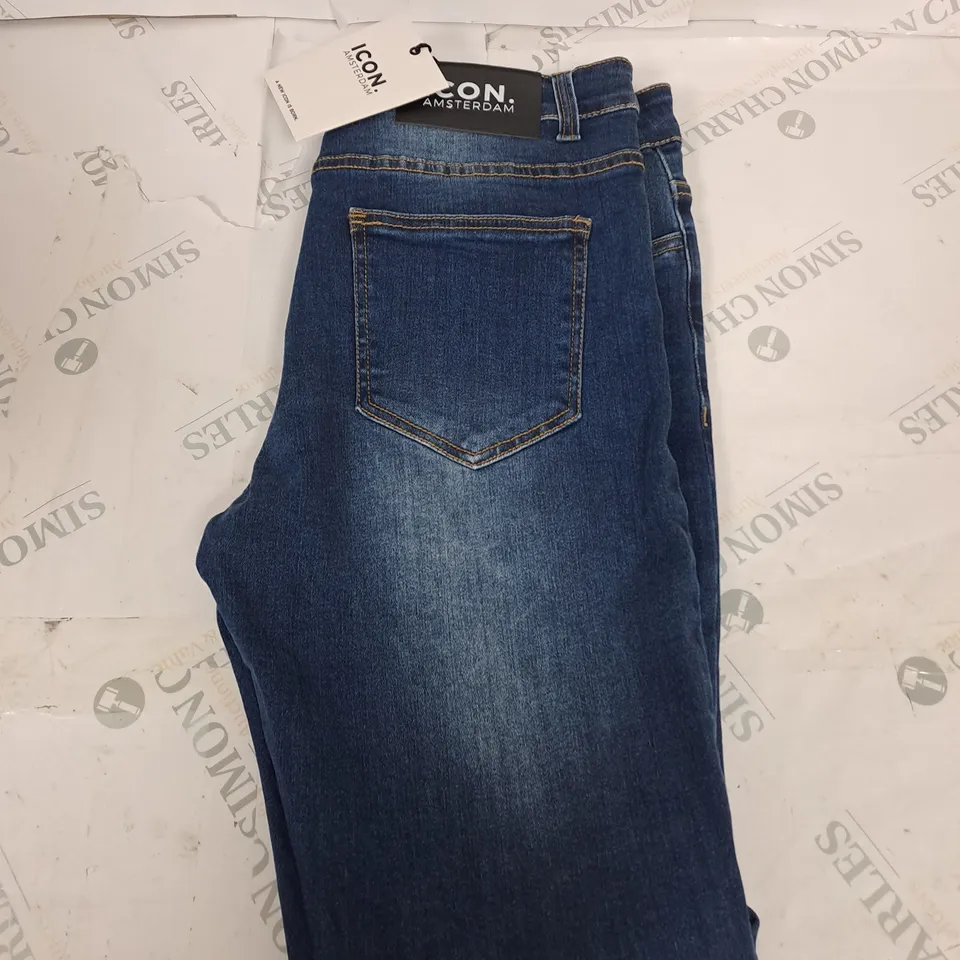ICON AMSTERDAM THE LORENZO DENIM JEANS SIZE 34