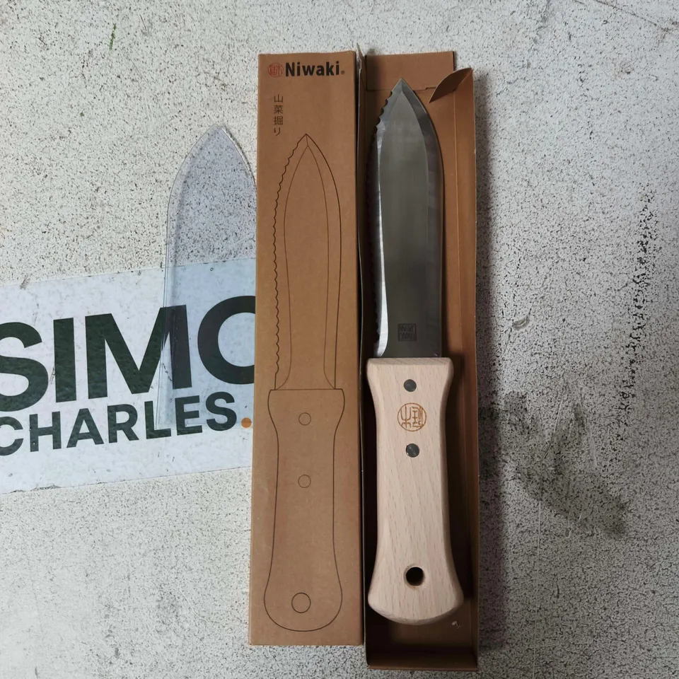 NIWAKI JAPANESE KITCHEN KNIFE WITH MAPLE WOOD HANDLE – BOXED