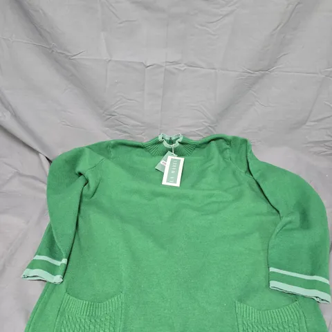 LA MAREY GREEN KNIT JUMPER – WOMEN’S, SIZE S/M