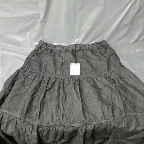 THE WHITE STUFF MIA MIDI SKIRT BLACK SIZE 14