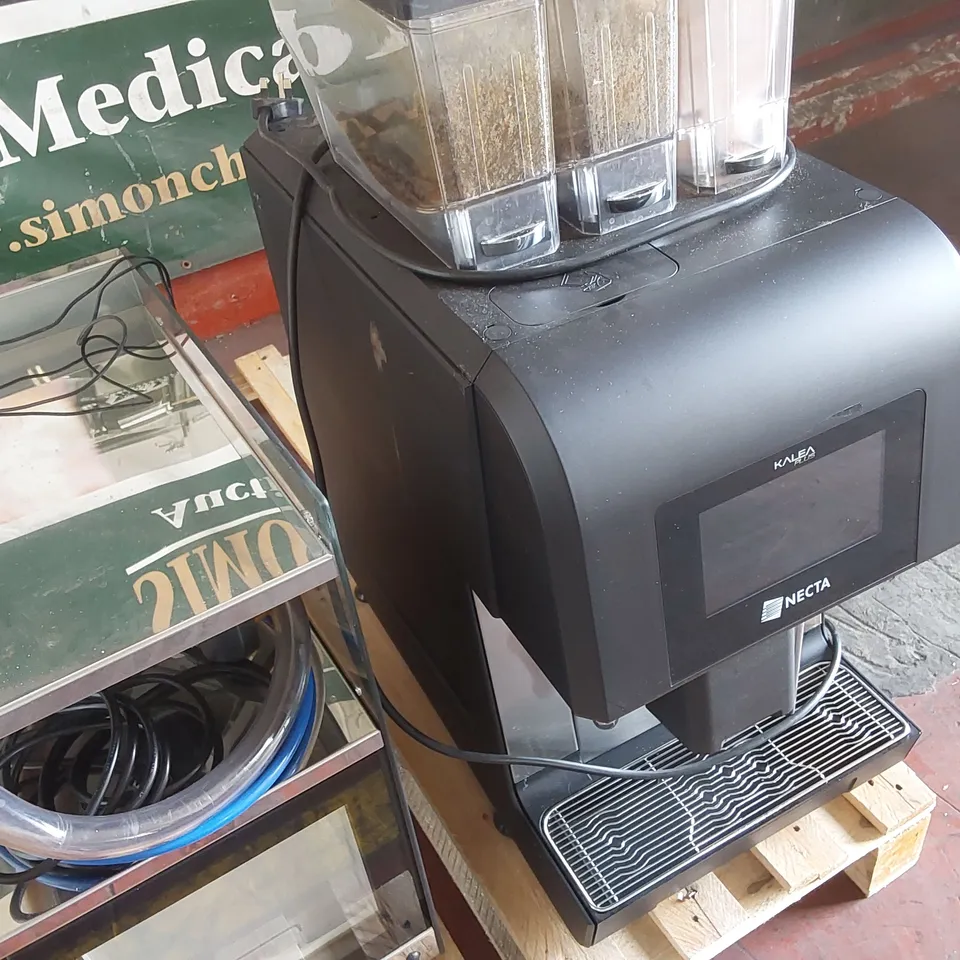 EVOCA KALEA PLUS COMMERCIAL COFFEE MACHINE WITH VITRIFRIGO MILK CHILLER