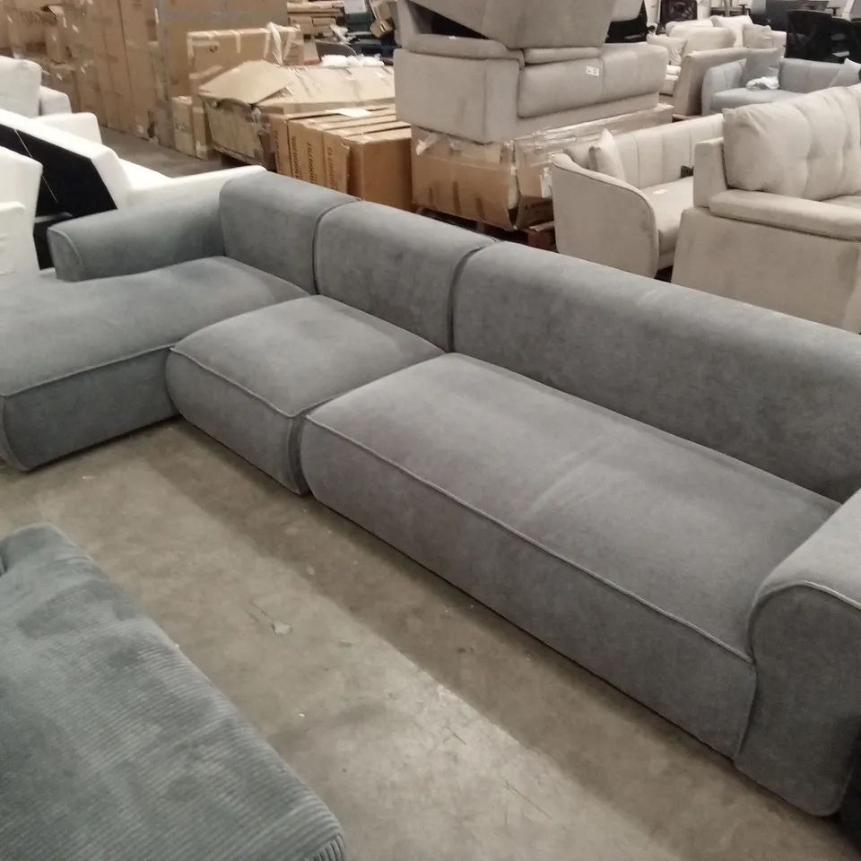 MIUFORM FLEX FELIX 6 SEATER CORNER SOFA - GREY RRP £1259