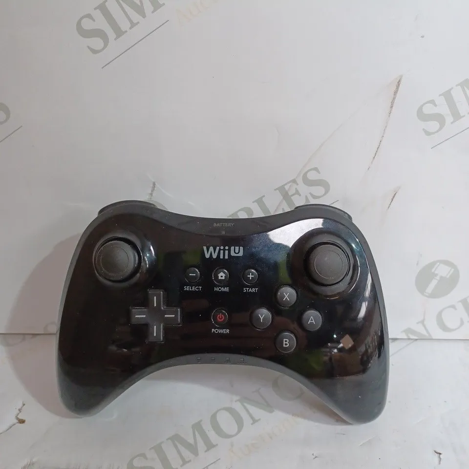 WII U WIRED CONTROLLER IN BLACK