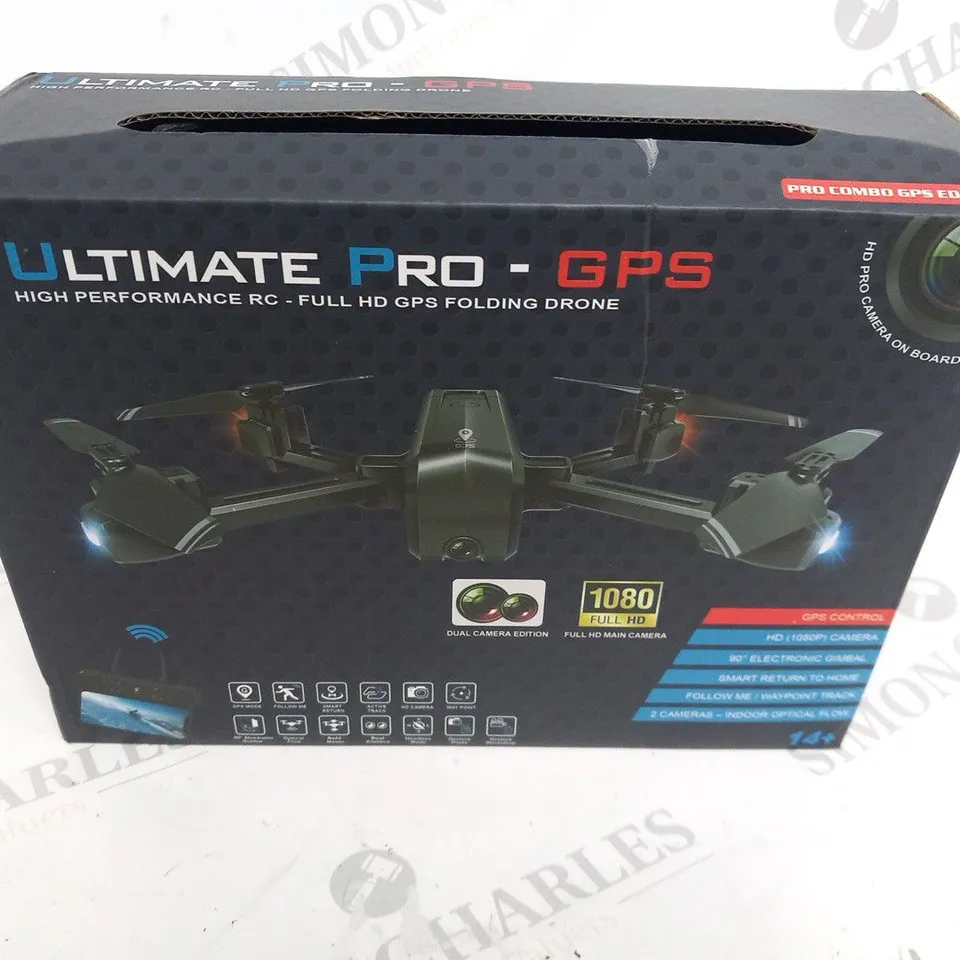 BOXED RDM ULTIMATE PRO GPS HIGH PERFORMANCE RC FULL HD GPS FOLDING DRONE