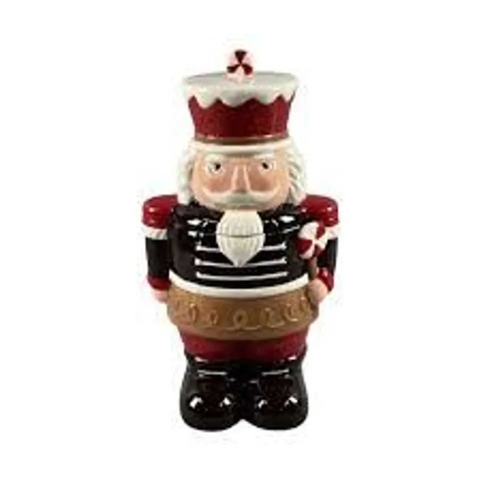 HOME STORIES NUTCRACKER COOKIE JAR