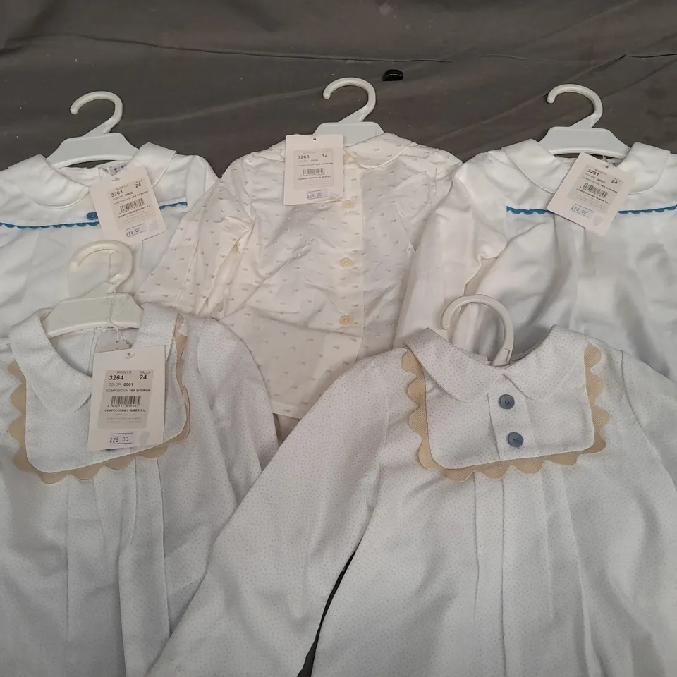 5 ASSORTED CONFECCIONES ALBER KIDS CLOTHING IN SIZES 18 MONTHS, 24 MONTHS