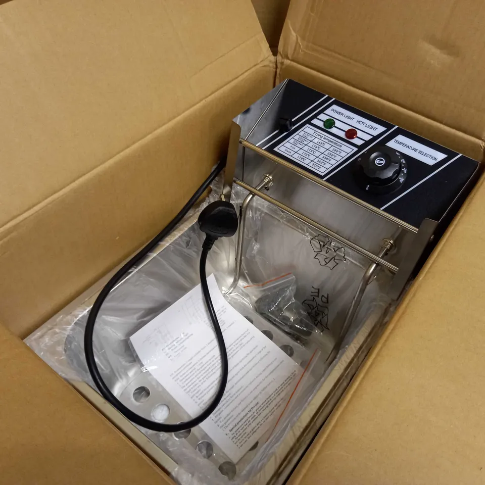 ELECTRIC DEEP FRYER 10L  COUNTERTOP STAINLESS STEEL