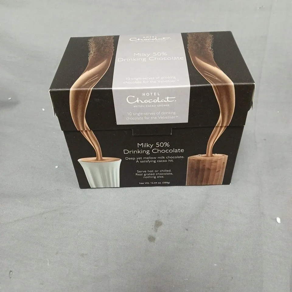 HOTEL CHOCOLAT MILKY 50% DRINKING CHOCOLATE – 350 G