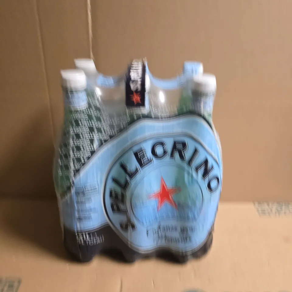 S.PELLEGRINO SPARKLING NATURAL MINERAL WATER - X6 