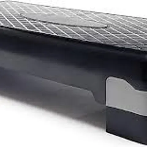 BOXED ACTIVEFOREVER 68CM ADJUSTABLE WORKOUT AEROBIC STEPPER WITH 2 ADJUSTABLE STEP LEVELS - GREY