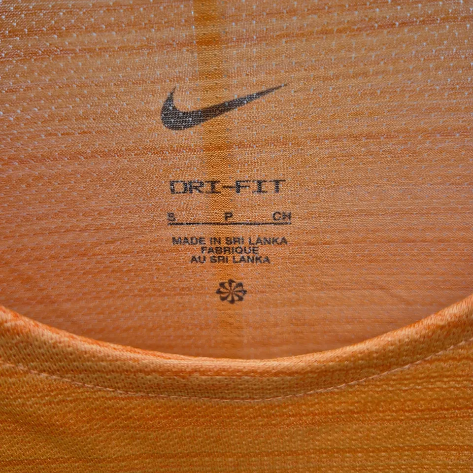 NIKE RUNNING DRI-FIT ORANGE T-SHIRT