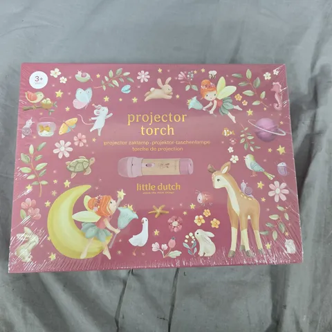 LITTLE DUTCH PROJECTOR TORCH - PINK KIDS' TOY PROJECTOR (BOXED)