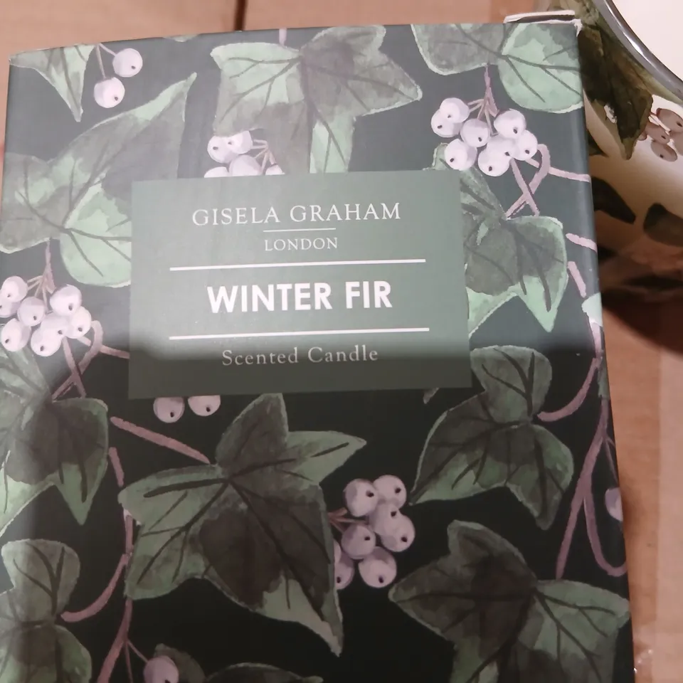 TWENTY FOUR GISELA GRAHAM LONDON WINTER FIR SCENTED CANDLE – BOXED