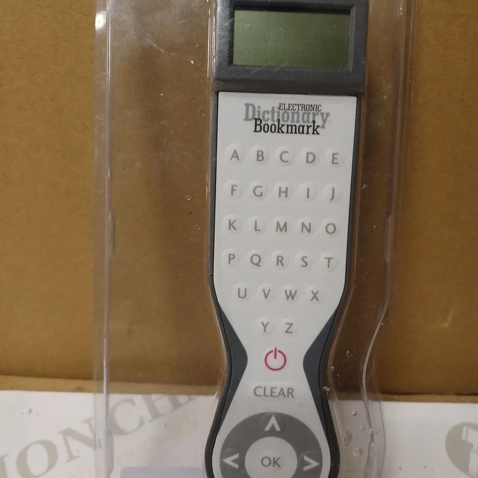 IF ELECTRONIC DICTIONARY BOOKMARK 