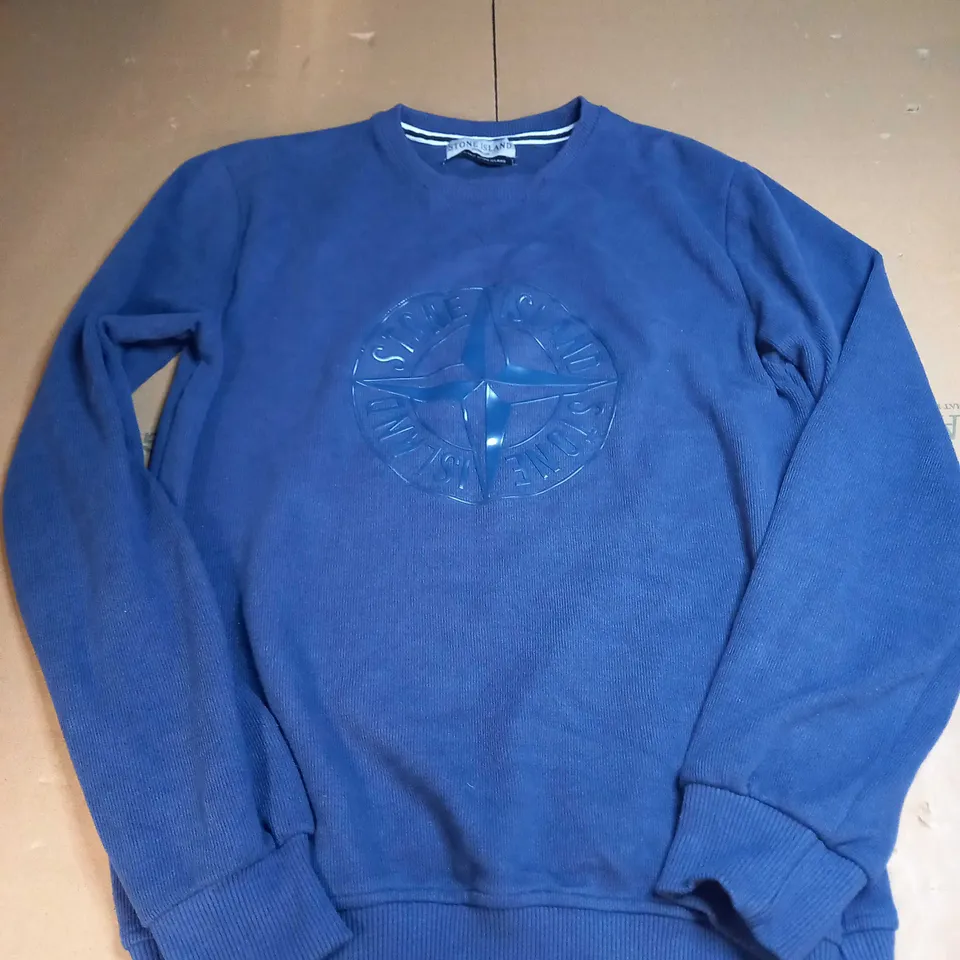 STONE ISLAND BLUE JUMPER - SIZEUNSPECIFIED