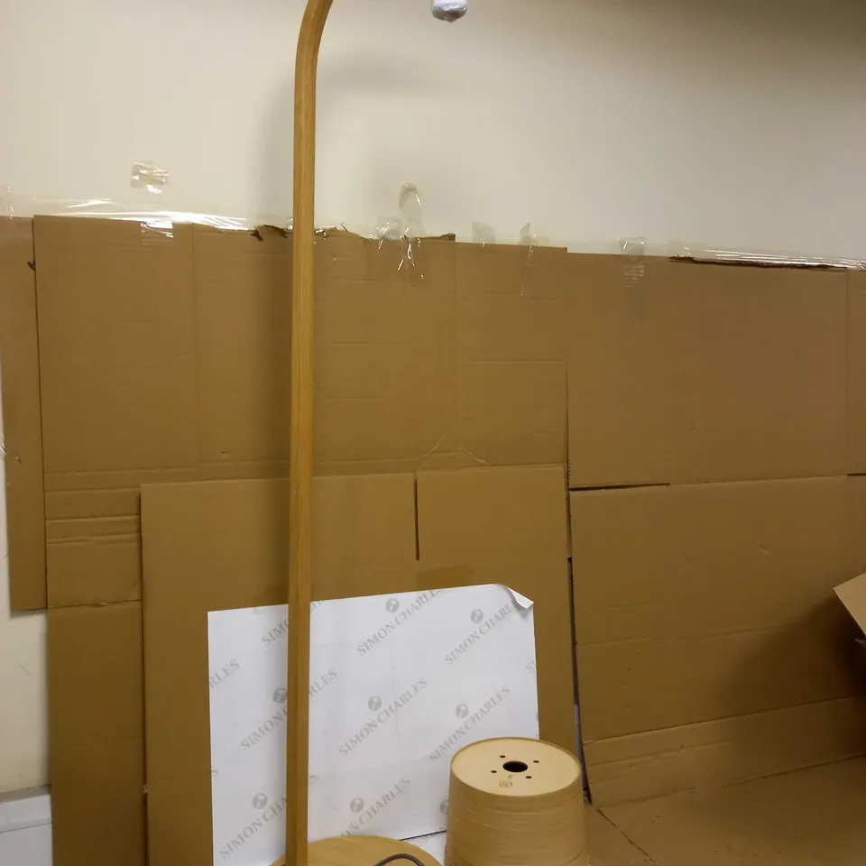 TOM RAFFIELD MULLION WOODEN FLOOR LAMP 