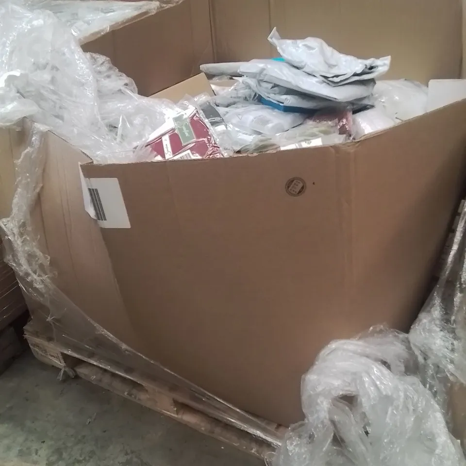 PALLET OF TIES,CLOTHING,PHONE CASES,HARDWARE AND HOUSEHOLD PRODUCTS AND ITEMS TO INCLUDE;PHONE CASE,TSHIRT,SMART KEYBOARD CASE