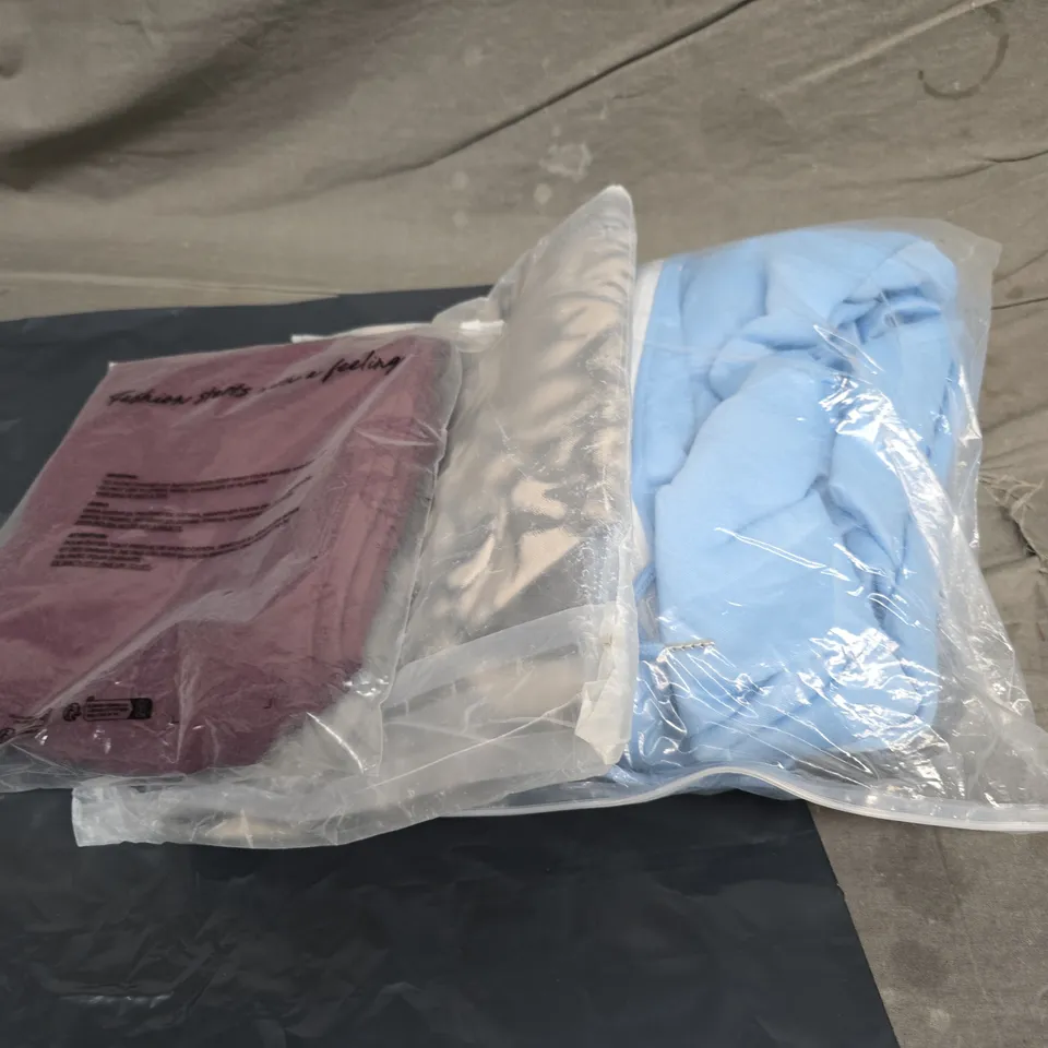 BOX OF APROX 20 ASSORTED ITEMS OF CLOTHING IN VARIOUS STYLES, SIZES AND COLORES - COLLECTION ONLY 