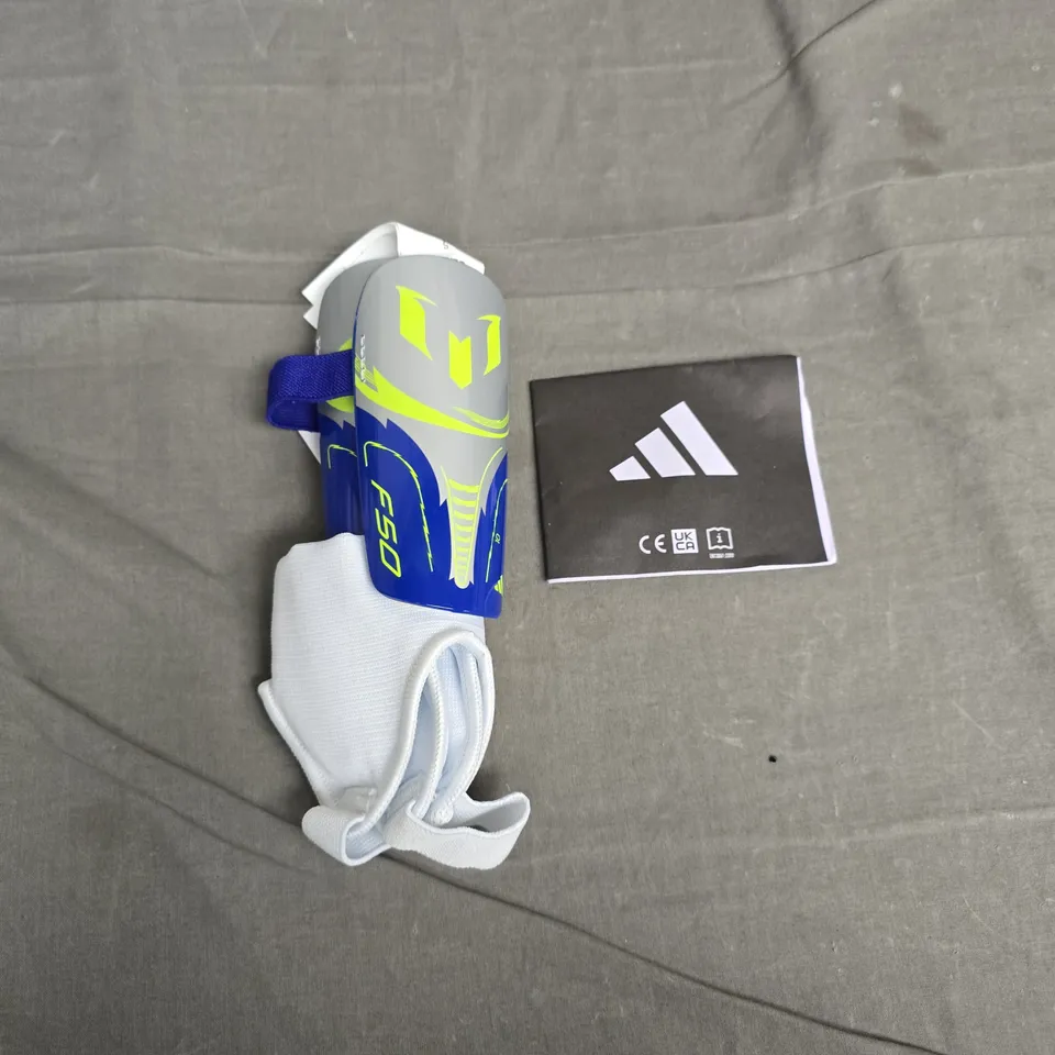 ADIDAS MESSI SHIN GUARDS – JUNIOR, SIZE S (FOOTBALL / SOCCER)