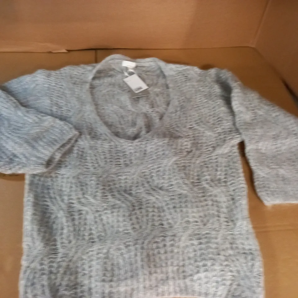 H&M WOOL/ALPACA BLEND GREY KNIT JUMPER - EUR S
