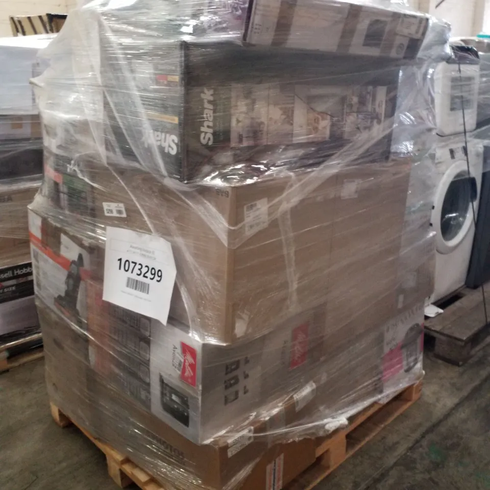 PALLET OF APPROXIMATELY 37 UNPROCESSED RAW RETURN HOUSEHOLD AND ELECTRICAL GOODS TO INCLUDE;