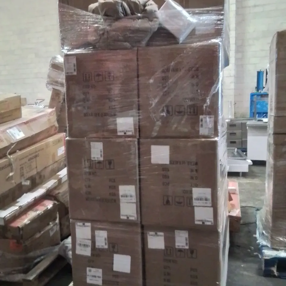 PALLET OF ASSORTED HOUSEHOLD GOODS AND PRODUCTS TO INCLUDE;KIDS COAT,MULTI TOOL SCREWDRIVER 