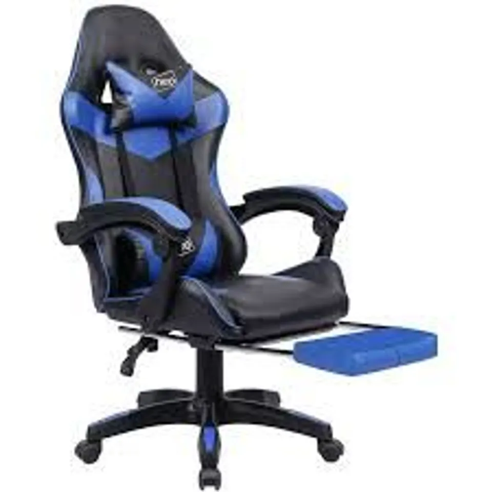 BOXED NEO SIT BETTER WORK HARDER GAMING LOUNGER IN BLUE