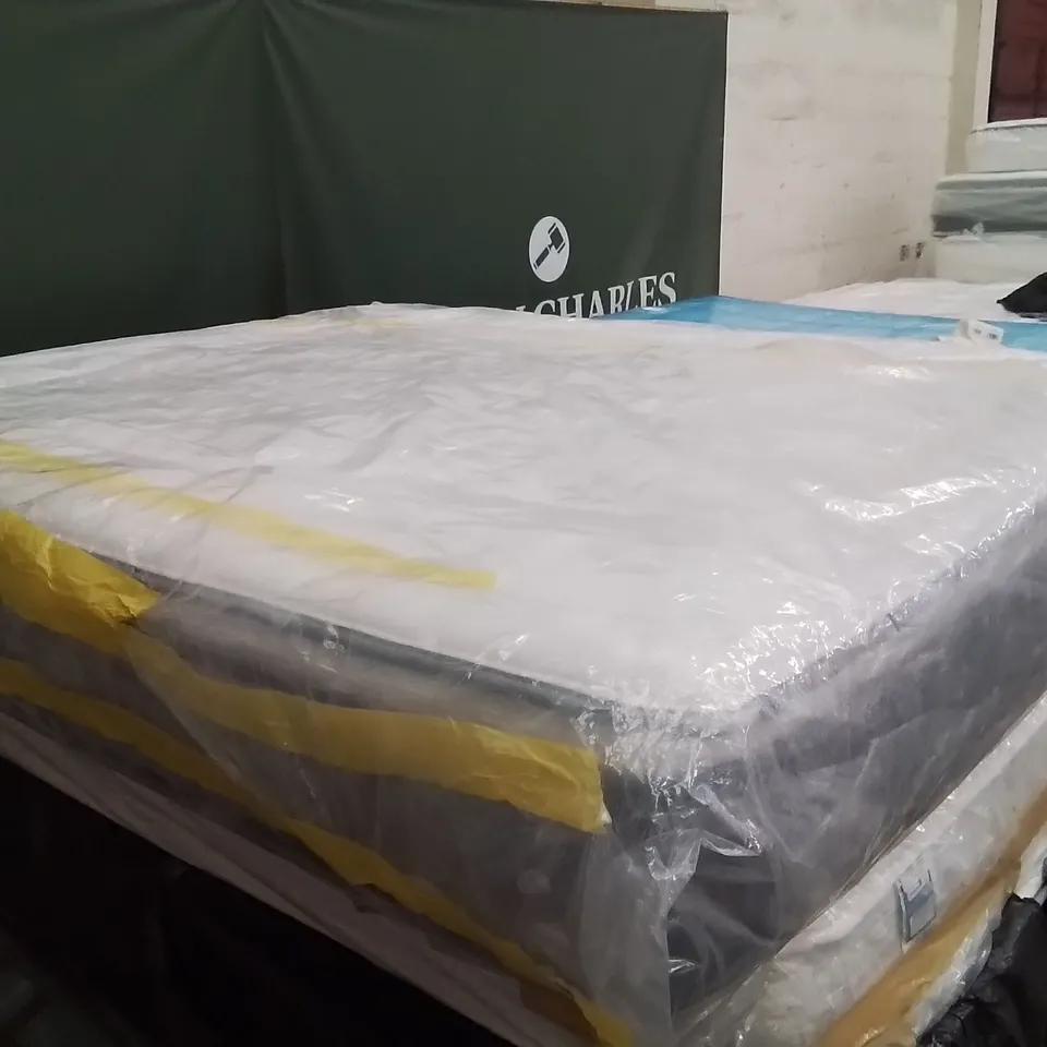 QUALITY BAGGED 23CM COOLING MEMORY FOAM POCKET SPRUNG KING SIZE MATTRESS