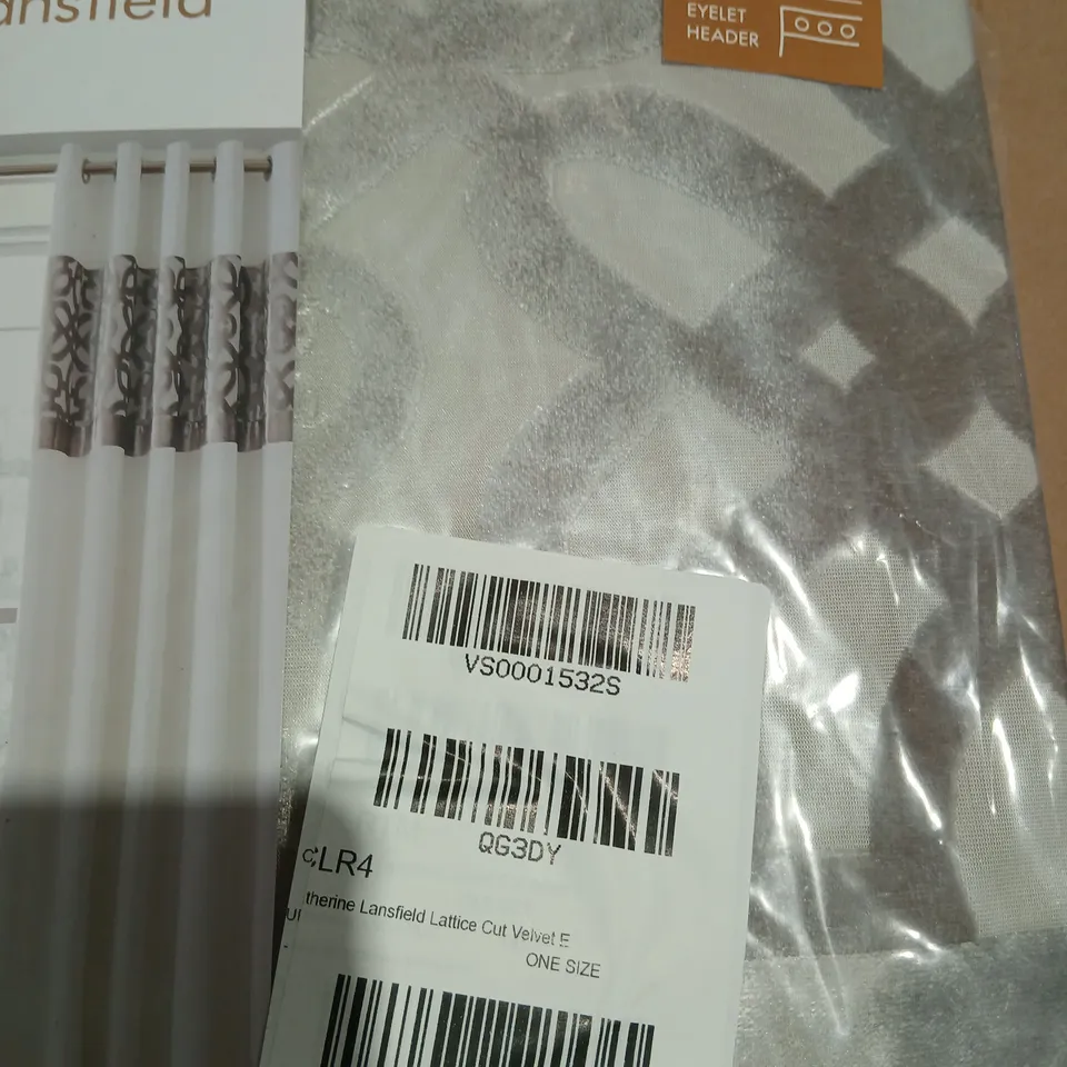 CATHERINE LANSFIELD PAIR OF CURTAINS 66 X 72"