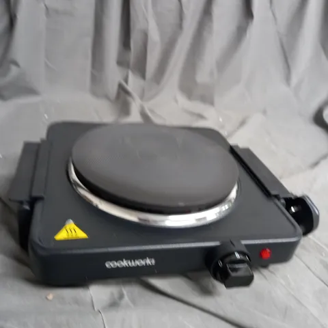 BOXED COOKWORKS BLACK TABLE TOP HOTPLATE