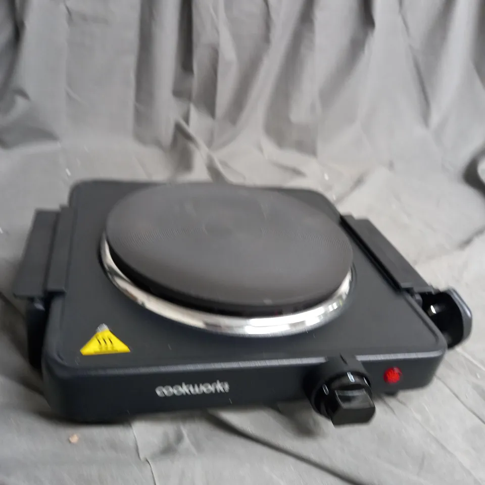 BOXED COOKWORKS BLACK TABLE TOP HOTPLATE