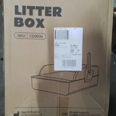 BOXED TIEKER LITTER BOX