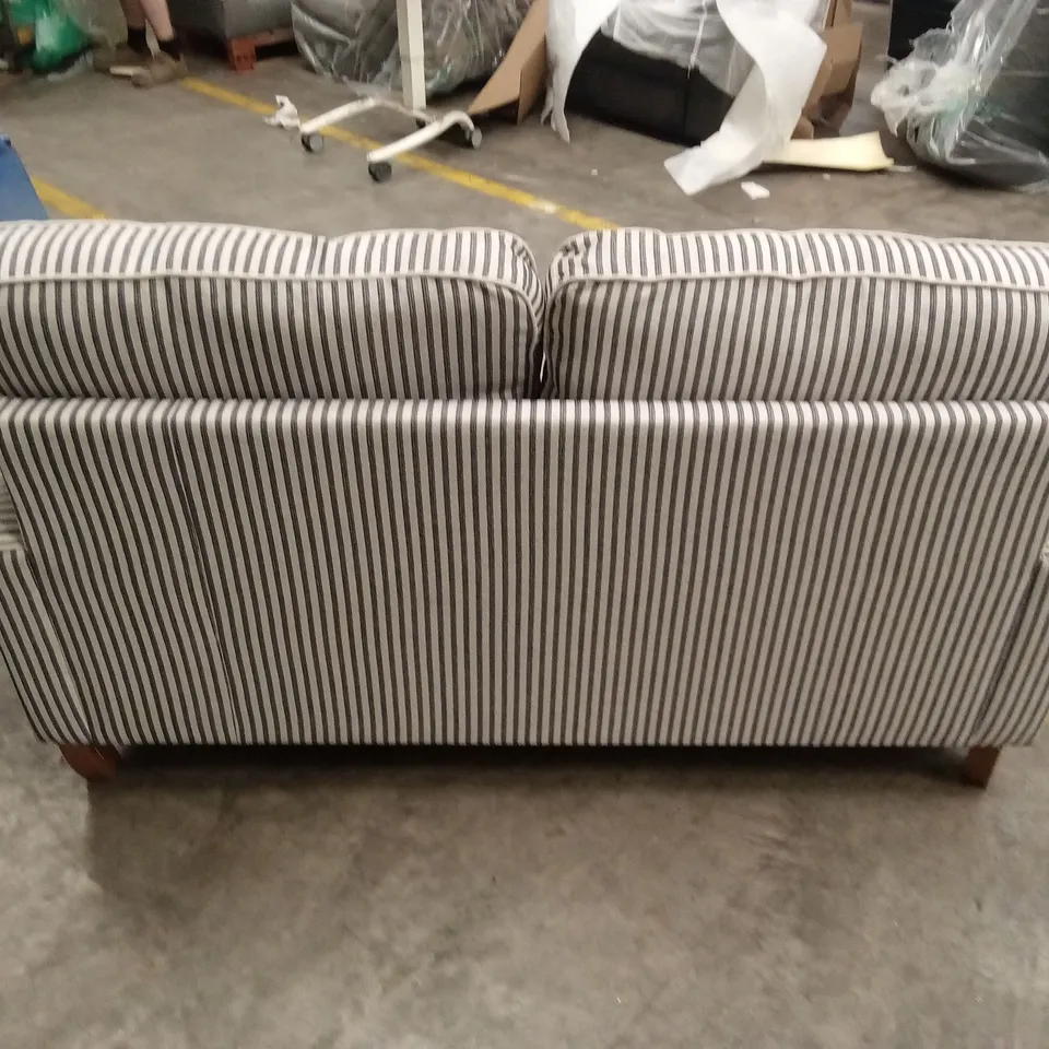 BAY STRIPE 2 SEATER FABRIC SOFA RRP £1099