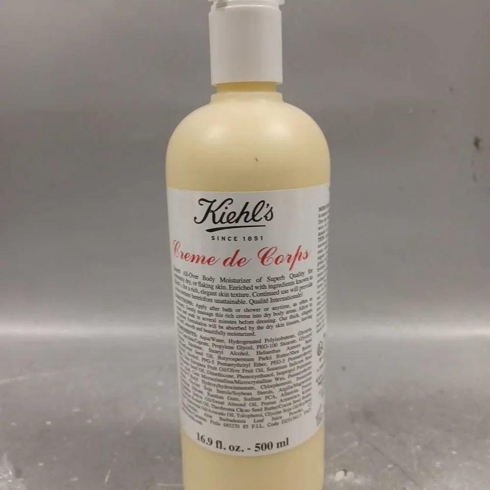 KIEHL'S CREME DE CORPS BODY MOISTURISER 500ML