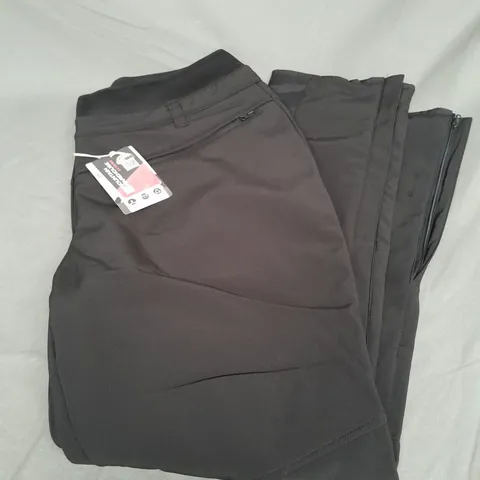 MOUNTAIN WAREHOUSE AVALANCHE RECCO WOMENS SOFTSHELL SKI PANT IN BLACK SIZE 20