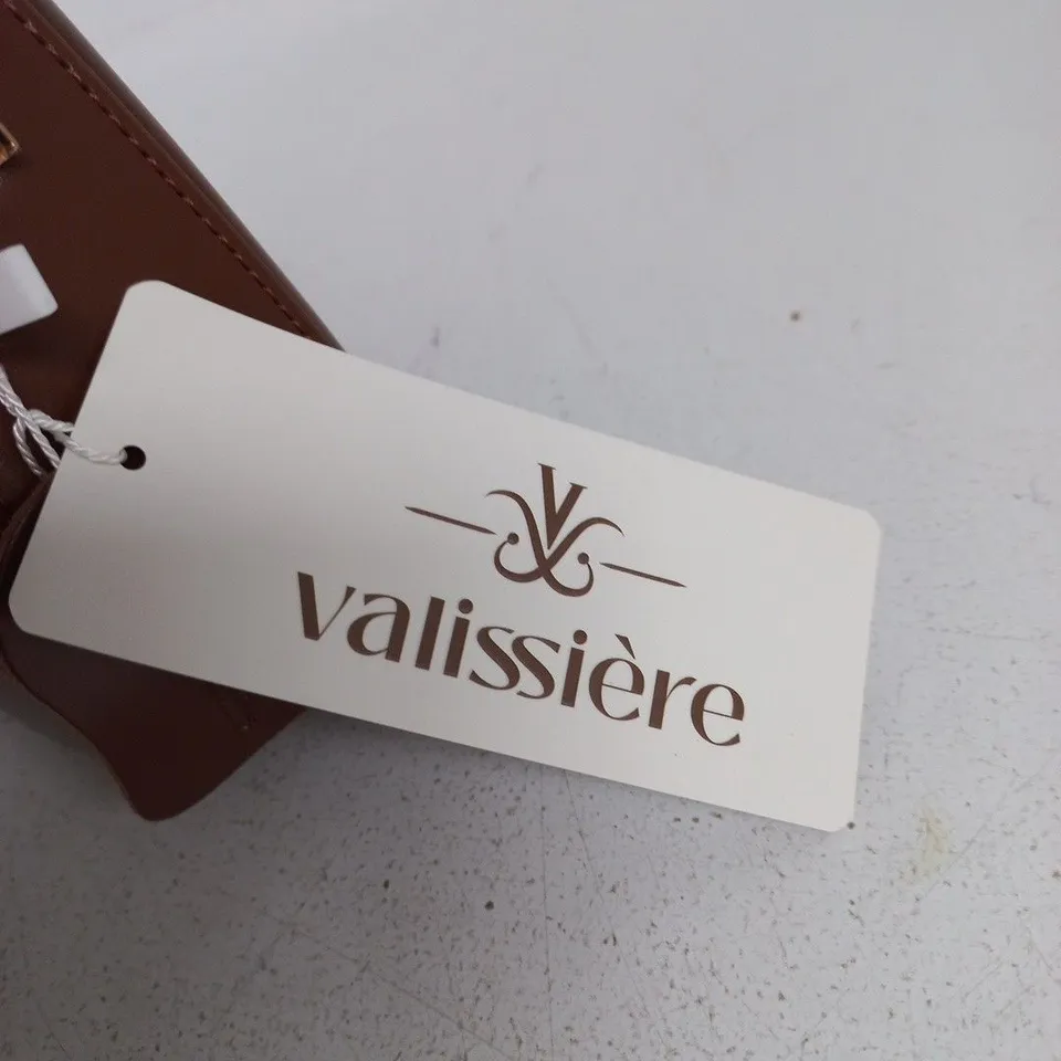 VALISSÉIRE BROWN LEATHER HANDBAG – MADE IN CHINA